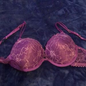 Purple La Senza lace bra